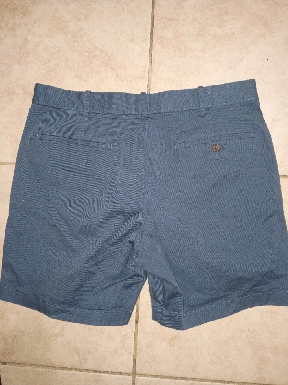 J. Crew Slate Blue Flat-Front Men's Shorts